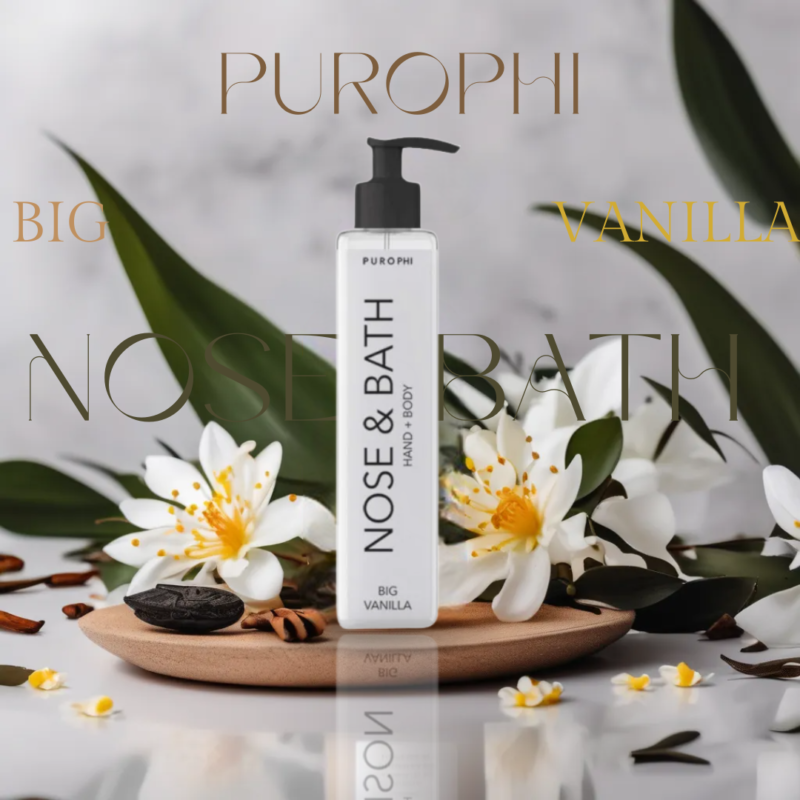Purophi Nose & Bath Big Vanilla Body Wash 250 ml - Image 2