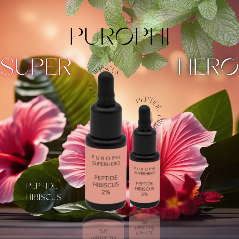 Purophi Superhero Peptide & Hibiscus 2% Anti Aging Serum 15 ml - Image 2