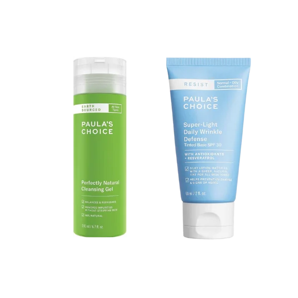 Paula's Choice Cleansing Gel & Anti-Aging Sunscreen Lotion